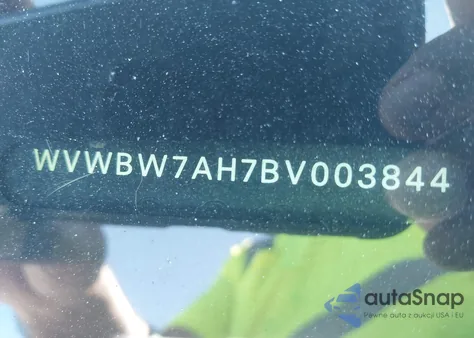 2011 Volkswagen Eos Komfort z USA, uszkodzony, nr VIN WVWBW7AH7BV003844